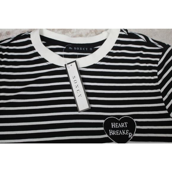 Soncy Womens striped top 1X NWT - Picture 4 of 8